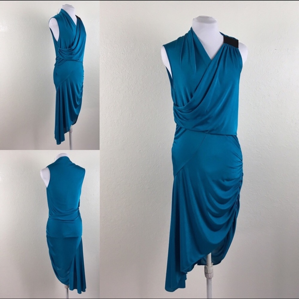 Bcbgmaxazria draped dress